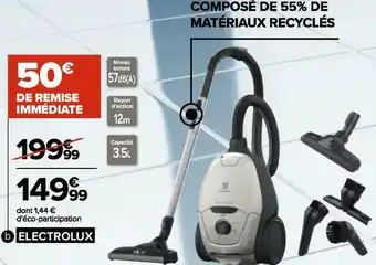 Carrefour Electrolux aspirateur traineau offre