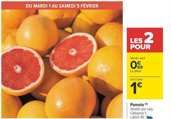 Carrefour Pomelo offre