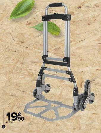 Carrefour Diable pliant 3 roues offre