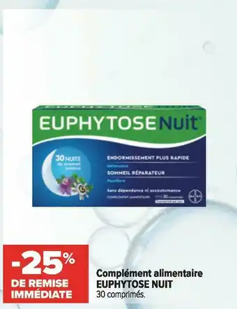 Euphytose nuit bon plan sur le complément alimentaire euphytose nuit
