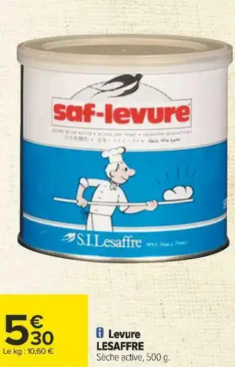Carrefour Lesaffre levure offre