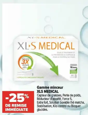 Carrefour Bon plan sur la gamme minceur xls medical offre