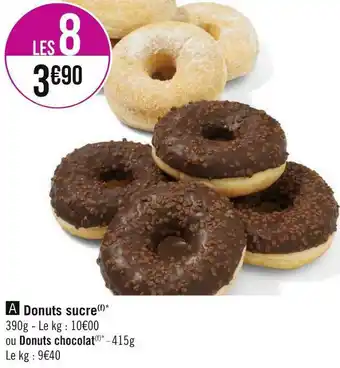Géant Casino Donuts sucre offre
