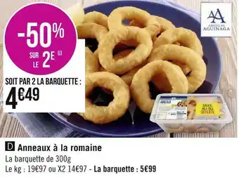 Géant Casino Anneaux à la romaine offre