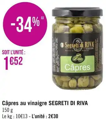 Segreti di riva câpres au vinaigre