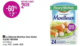 Fleury michon le bâtonnet moelleux sans gluten