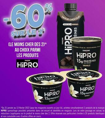 Hipro bon plan au choix parmi les produits hipro
