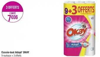 Géant Casino Okay essuie-tout adapt’ offre