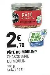 E.Leclerc Bleu blanc coeur - pâté du moulin offre
