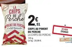 E.Leclerc E.leclerc - chips au piment du perche offre