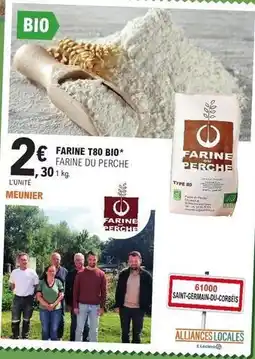 E.Leclerc Farine t80 bio offre