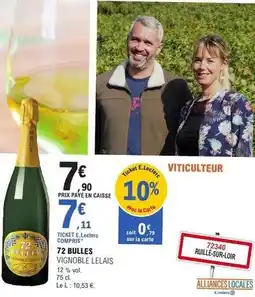 E.Leclerc Brut - 72 bulles offre