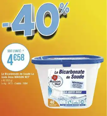 Maison net le bicarbonate de soude la juste dose*