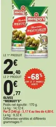 E.Leclerc Menguy's - olives offre