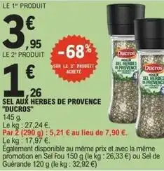 E.Leclerc Ducros - sel aux herbes de provence offre