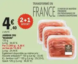 E.Leclerc Negroni - jambon cru offre
