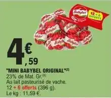 E.Leclerc Babybel - mini original offre
