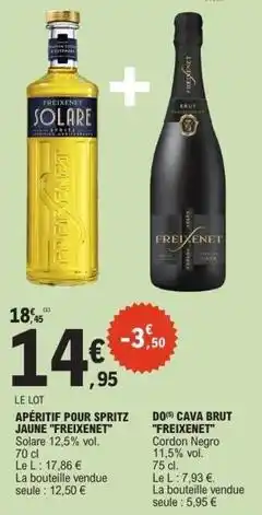 E.Leclerc Freixenet - aperitif pour spritz offre