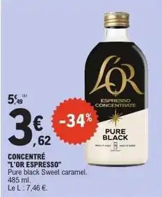 E.Leclerc Lor - concentré l'or espresso offre