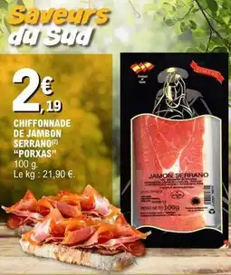 E.Leclerc Chiffonnade de jambon serrano offre
