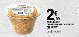 E.Leclerc Chips paille croustillantes nature offre