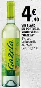 E.Leclerc Vin blanc du portugal vinho verde offre