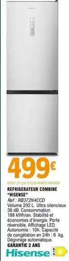 E.Leclerc Hisense - refrigerateur combine offre