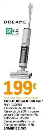 E.Leclerc Dreame - aspirateur balai offre
