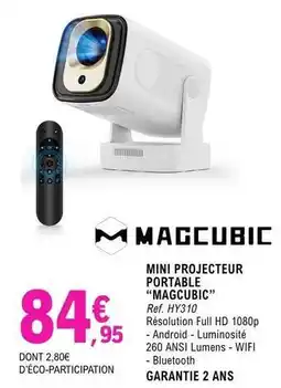 E.Leclerc Mini projecteur portable offre