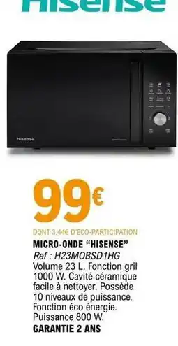 E.Leclerc Hisense - micro-onde hisense offre