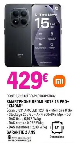 E.Leclerc Ultima - smartphone redmi note 15 pro+ offre