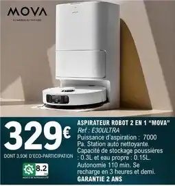 E.Leclerc Dreame - aspirateur robot 2 en 1 offre