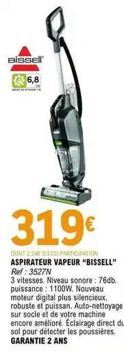 E.Leclerc Bissell - aspirateur vapeur offre