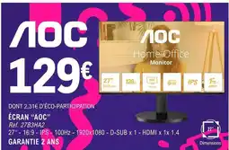 E.Leclerc Aoc - ecran aoc offre