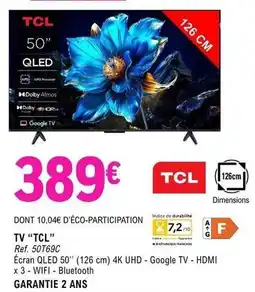 E.Leclerc Tcl - tv offre