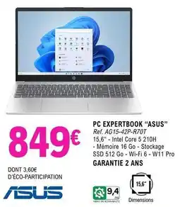E.Leclerc Asus - pc expertbook offre