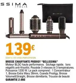E.Leclerc Brosse chauffante prodigy bellisima offre