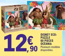 E.Leclerc Disney - eco- puzzle 60 pieces océania offre