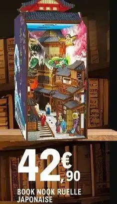 E.Leclerc Book nook ruelle japonaise offre