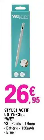 E.Leclerc Stylet actif universel offre