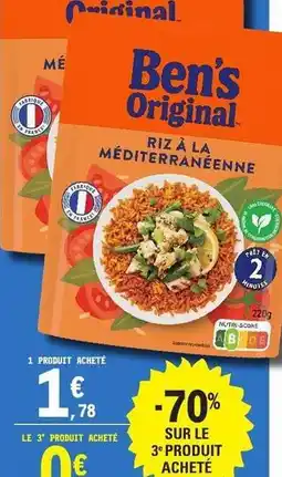 E.Leclerc Ben's original - riz à la méditerranéenne offre