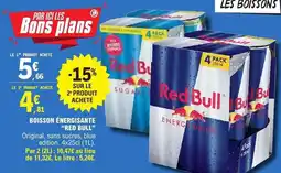 E.Leclerc Red bull - boisson energisante offre