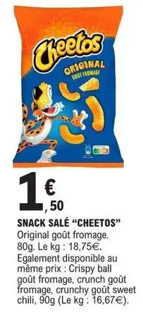 E.Leclerc Cheetos - snack salé offre