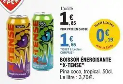 E.Leclerc E.leclerc - boisson énergisante offre