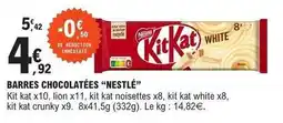 E.Leclerc Nestlé - barres chocolatées offre