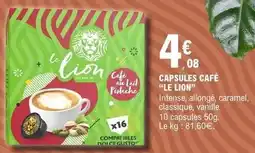 E.Leclerc Coeur de lion - capsules café offre