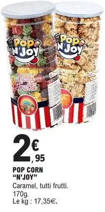 E.Leclerc Pop corn offre
