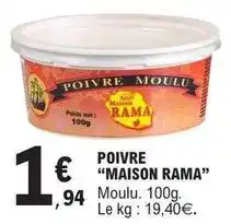 E.Leclerc Poivre maison rama offre