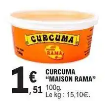 E.Leclerc Curcuma maison rama offre