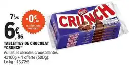 E.Leclerc Nestlé - tablettes de chocolat offre